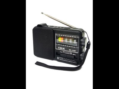 радиоприемник CMiK+Bluetooth+USB+SD+фонарик+аккумулятор "18650" MK- 153 BT