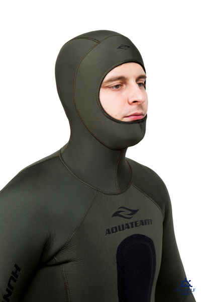 Гидрокостюм неопрен 7мм AquaTeam Hunter Олива У/н Sheico р.56