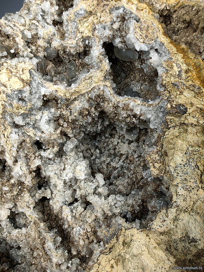 Целестин и кальцит. Дагестан. Россия. 160*160*95мм