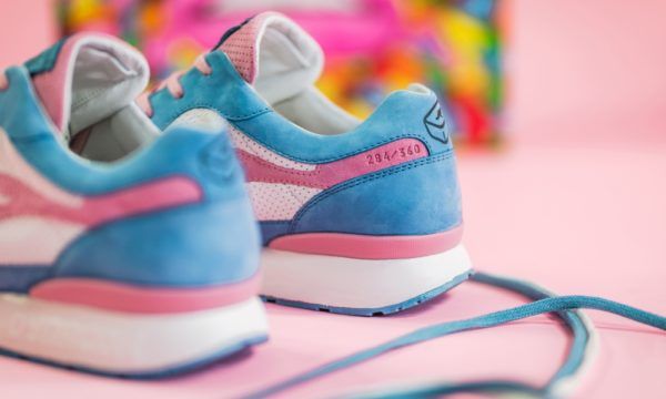 Кросівки від відомого бренду Sneakerholics x Kangaroos Coil-R1 Bubblegum (2019)