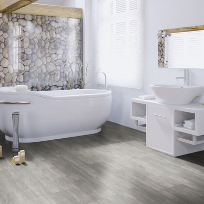 Виниловый пол Wineo 400 Stone Courage Stone Grey DB00137 клеевой
