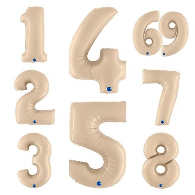 Цифры Кремовые