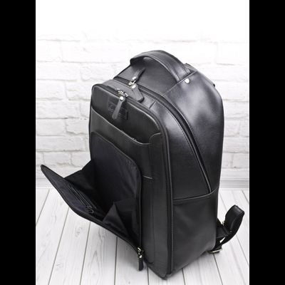 Кожаный рюкзак Montemoro black (арт. 3044-01)