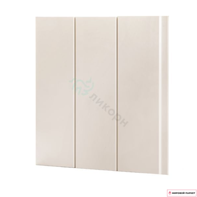 Скандинавские стеновые панели ЛИКОРН Кремовые фронт