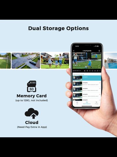 DE-WiFicam-02-4grey уличная моторизированная WiFi (2,4 и 5 Ггц)/LAN охранная видеокамера с 2 объективами, интерком, ночная подсветка ИК + свет, с DVR. 4+4 Mp. (O-Kam Pro)