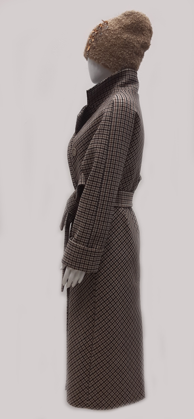 Женское пальто Арти Мода с узором гусиная лапка  фото