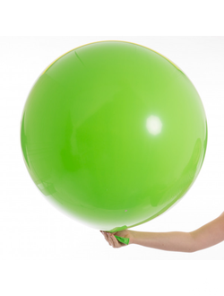 Шар гигант лайм с надписью