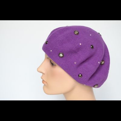 Берет Vizio Италия 3633 BL сиреневый