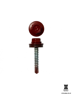 4.8х29 Кровельные саморезы RAL 3005 (250 шт)