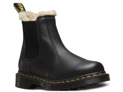 DR. MARTENS CHELSEA LEONORE BLACK С МЕХОМ