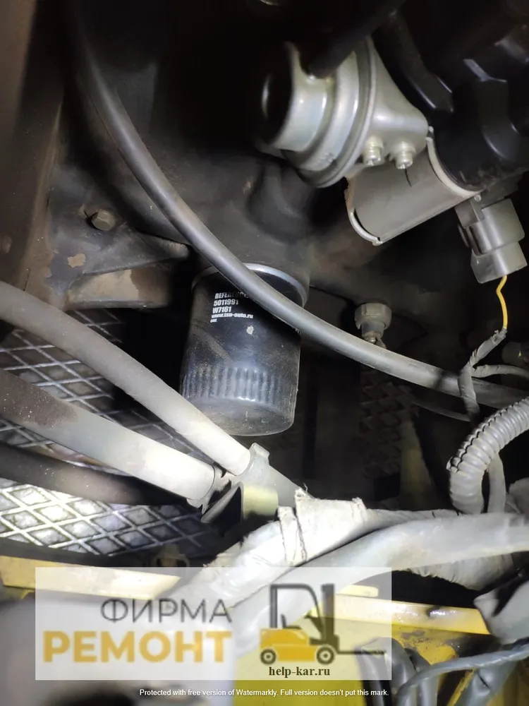 Техническое обслуживание ТО погрузчика