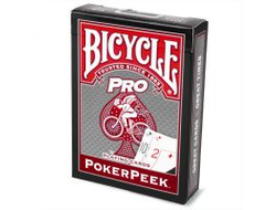 Карты для покера «Bicycle Pro», красная рубашка