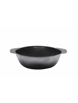 Миска 160 мм с ручками, нержавеющая сталь