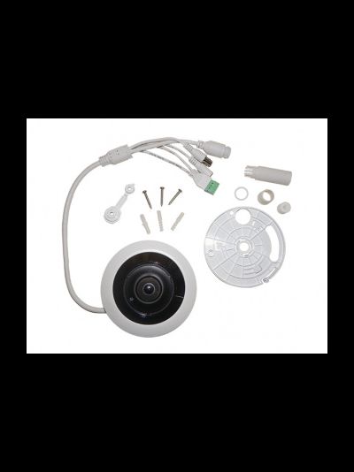 CO-RF51P уличная панорамная IP видеокамера с объективом рыбий глаз (Fisheye), встроенный микрофон и DVR, Full HD  5Мп (RXCamview)