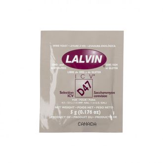 Дрожжи винные "Lalvin" ICV/D47, 5 гр