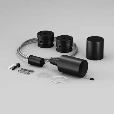 Набор для вертикального подвесного монтажа Nemo D18 черный, 201149