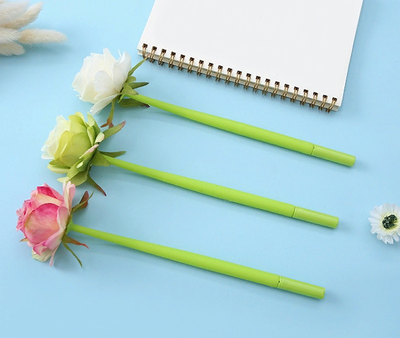 Ручка капиллярная Роза (Белая роза, Розовая роза, Зеленая роза, Красная роза)