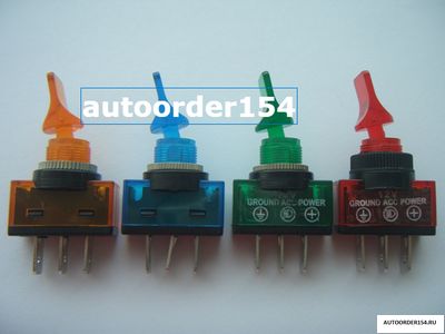 Выключатель тумблер цветной 2 положения 03000082