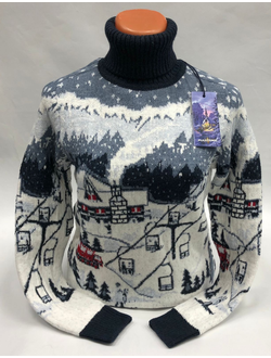 Свитер женский Куршавель красный