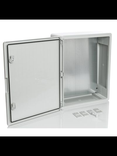 CamBox PP3003 Шкаф пластиковый с монтажной панелью, 400х500х175, непрозрачная дверца, IP65