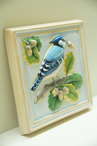 Сойка (панно)