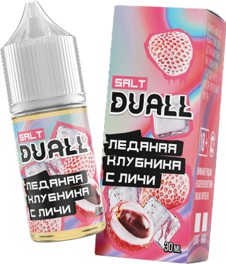 DUALL SALT (20 MG) 30ml - ЛЕДЯНАЯ КЛУБНИКА С ЛИЧИ