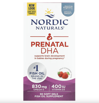 Nordic Naturals Prenatal DHA - Рыбий жир для беременных