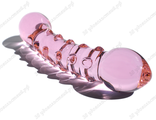 Фаллоимитатор Pink Glass (18 см)