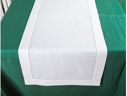 Льняная скатерть-дорожка (наперон) на стол "Робиния" 45*130 см