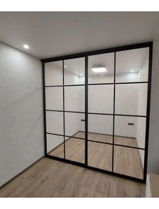 перегородка раздвижная прозрачное стекло