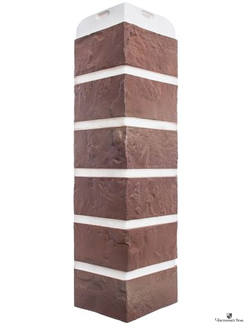 Углы для фасадных панелей Кирпич Рижский