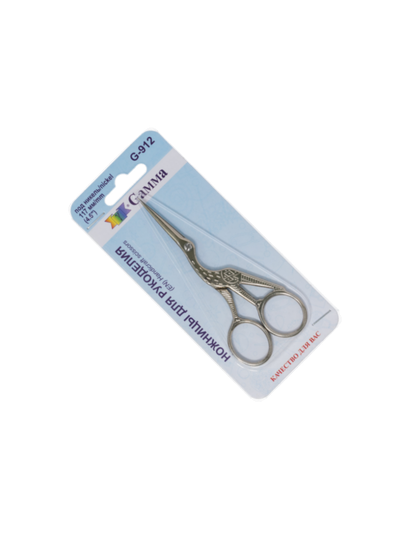 Ножницы для рукоделия Цапельки 117 мм G-912 Gamma цвет никель