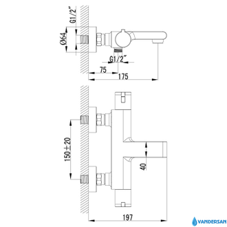 Смеситель для ванны Yeti LM7834C