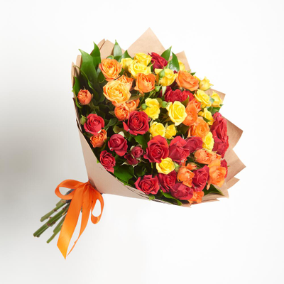 11 ярких кустовых роз