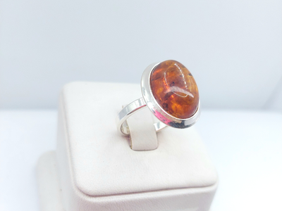 Кольцо "Медовый овал"