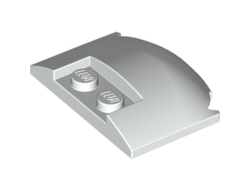 Wedge 3 x 4 x 2/3 Triple Curved, White (93604 / 6018101)