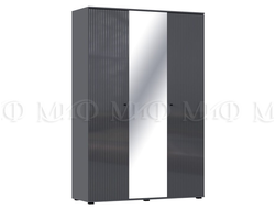 Шкаф 3-дверный Оливия 1,5м, графит