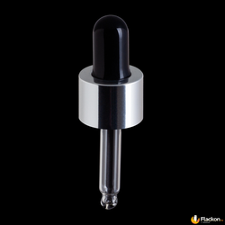 Пипетка Ария 18/410 серебристо-чёрная трубка 52 мм