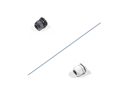 Сальник MG 32 пластик (16-21мм) BOXFORCAM для систем видеонаблюдения и крепления видеокамер. (белый/чёрный)