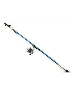 Удилище оснащенное 3м,(безынерционная катушка, леска, груз, поплавок, крючок)