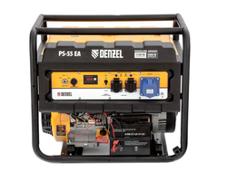 Бензиновый генератор DENZEL PS 55 EA, 5,5 кВт, 230В, электростартер, 25л 946874