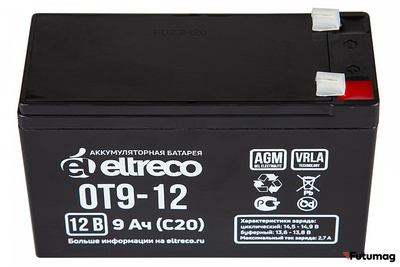 Аккумулятор Eltreco 6-F-9 (12V9A/H C20)