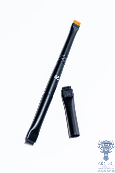 Кисть PACE №2 + доп. аппликатор в желтом упругом для ламинирования ресниц