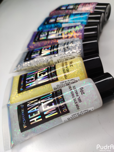 Farres глиттер-гель для глаз, лица и тела Heavy Metal