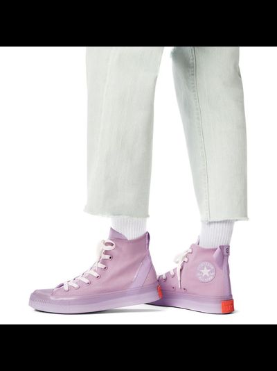 Кеды Converse All Star сиреневые высокие