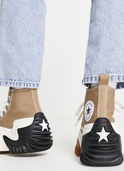 Фото Кеды Converse Run Star Motion Future Comfort A00851C высокие бежевые A00851C