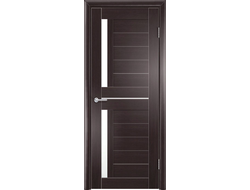 Дверь венге с замком и петлями.