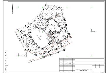 Создание топографического плана масштаба 1:500 по чёрно-белому облаку точек с НЛС