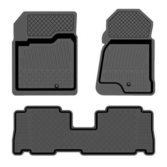Коврик салонный резиновый (черный) для Chevrolet Captiva (06-15)  (Борт 4см)