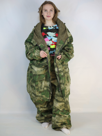 Камуфляжный костюм большого размера горка мох № 123332 (размер 72-74, 76-78 рост 182-194)